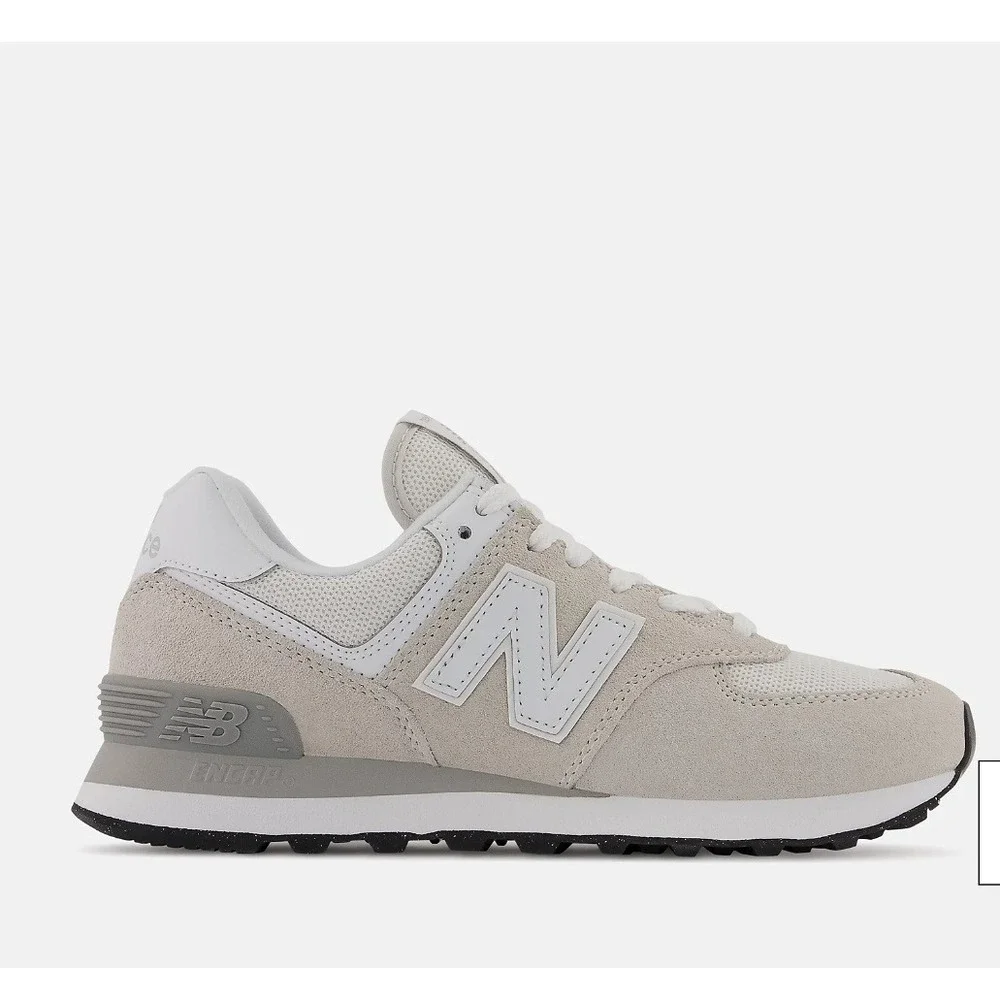 NEW Balance 574 Core CLASSIC - NIMBUS - SUEDE size women 7 men  5.5 new with box